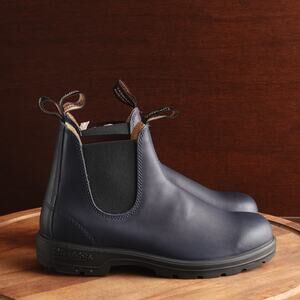 Blundstone Boots Mens Size AU 8.5 US 9.5 Blue 2246 Chelsea Leather Ankle NWOB